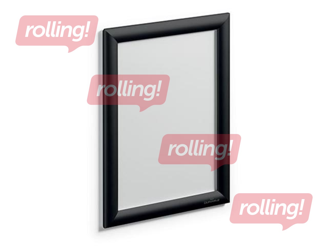 Alumīnija profilu rāmis ar skavām Durable, A4, melns