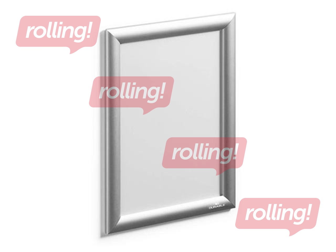 Aluminum profile frame with clips Durable, A4, silver