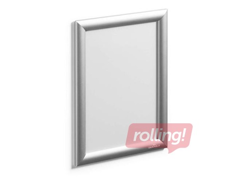 Алюминиевая рамка с зажимами Durable, A4, серебристая