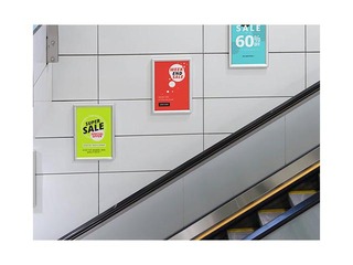 Alumiiniumprofiili raam koos klambritega Durable, A3, hõbedane