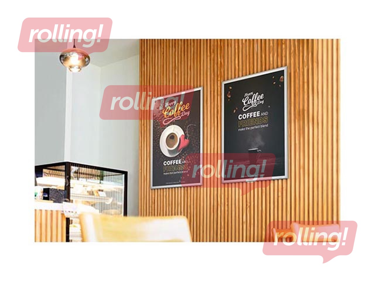 Alumīnija profilu rāmis ar skavām Durable, A1, sudraba