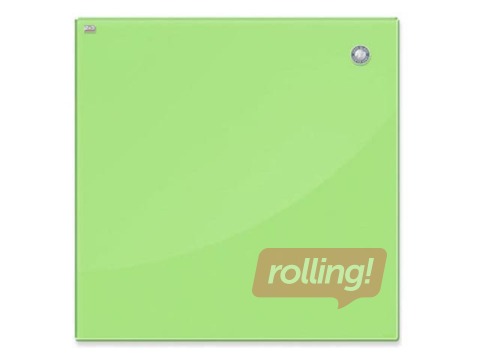Magnetic glassboard 2x3, 60 x 40 cm,light green