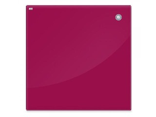 Стеклянная доска 2x3, магнитная, 60 x 40 см, малиновый цвет
