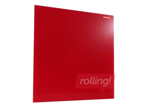 Glass board Memoboards, magnetic, 45 x 45 cm, red
