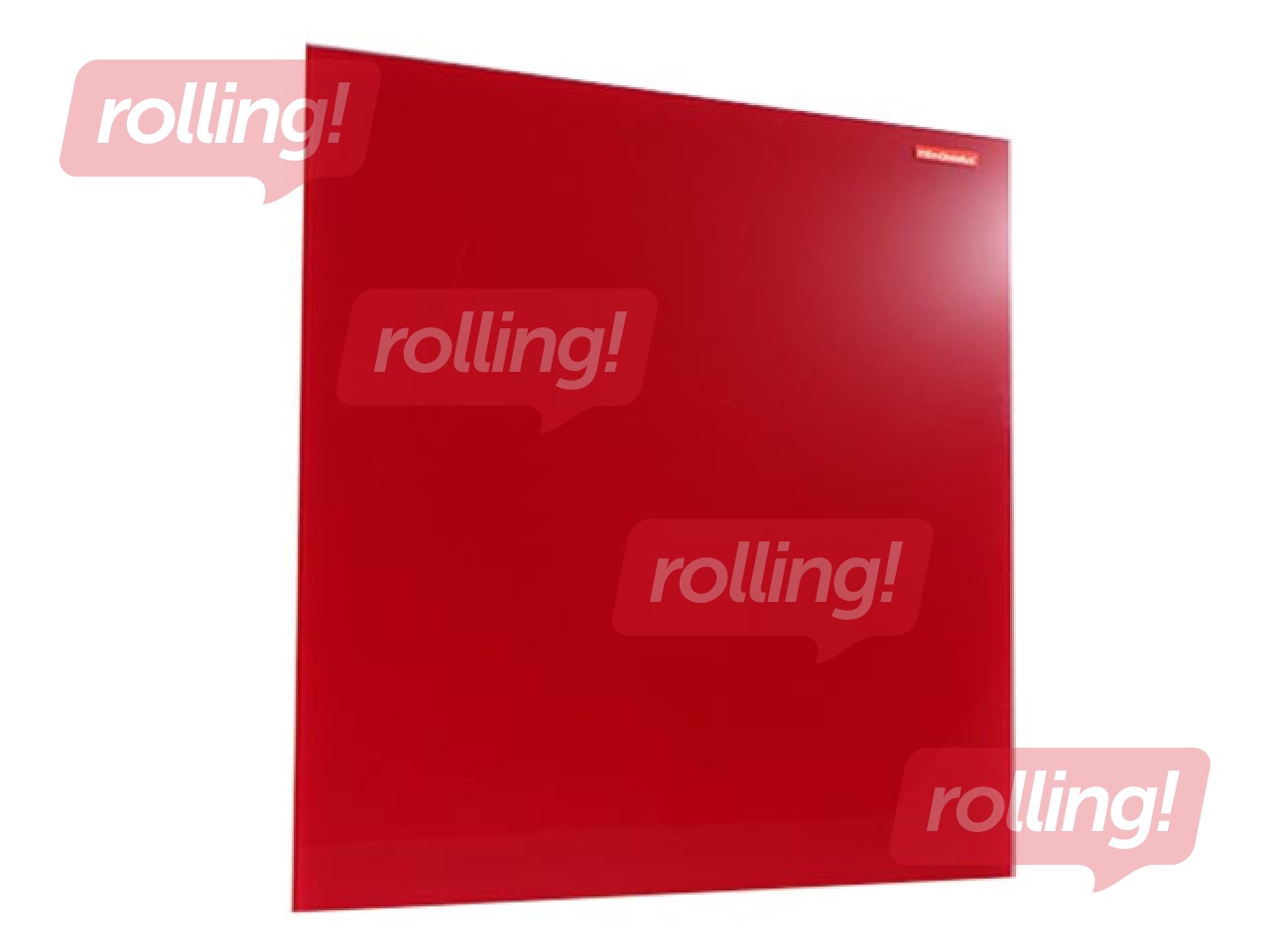 Glass board Memoboards, magnetic, 45 x 45 cm, red