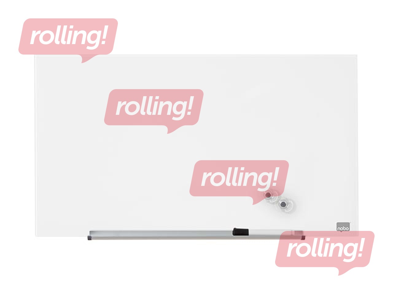 Stikla tāfele Nobo Impression Pro, magnētiska, 31