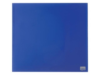 Стеклянная доска Nobo, магнитная, 45 x 45 см, синяя