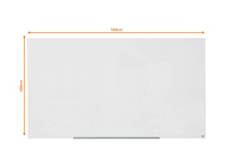 Стеклянная доска Nobo Impression Pro, магнитная, 85