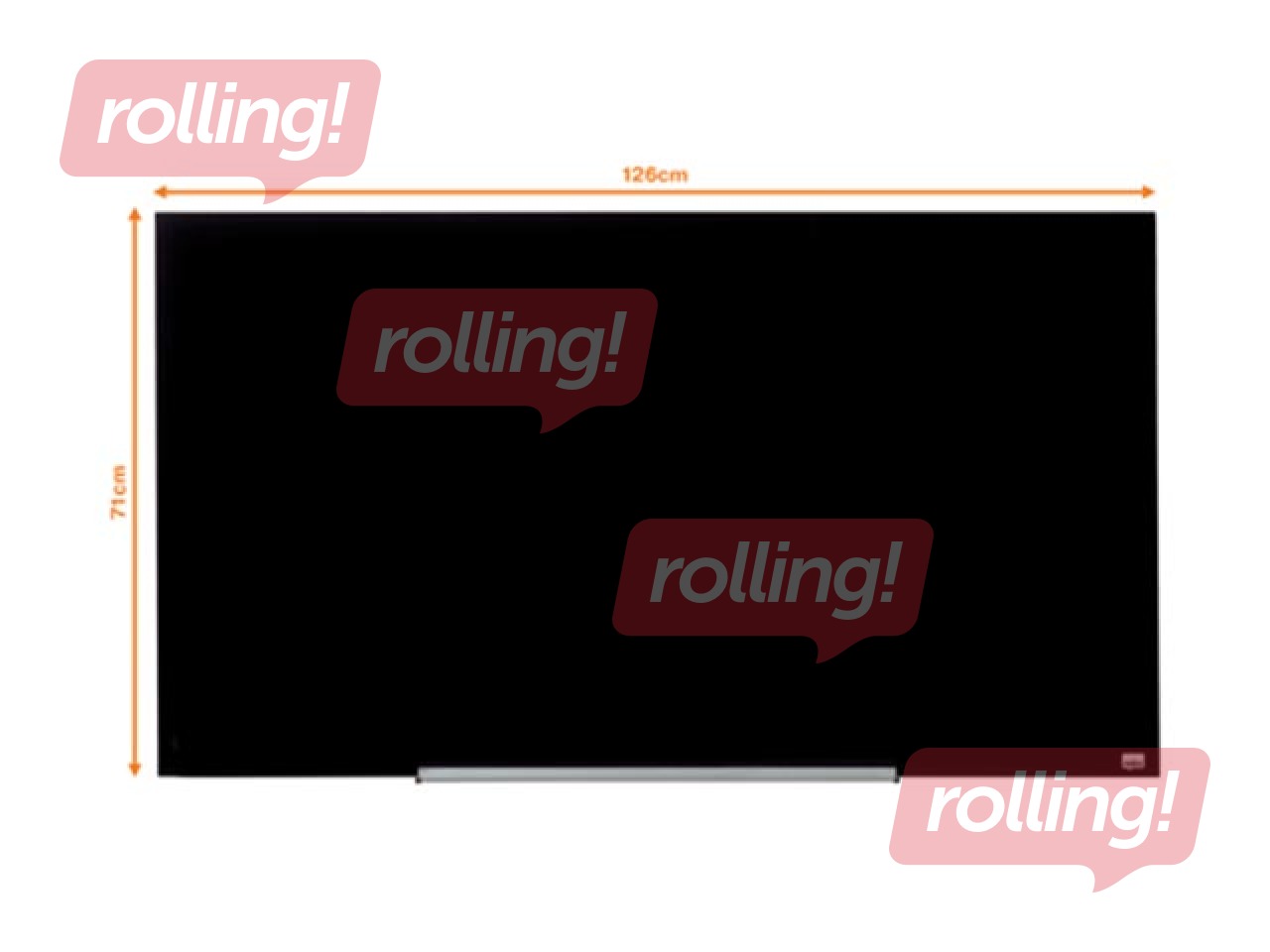 Stikla tāfele Nobo Impression Pro, magnētiska, 57