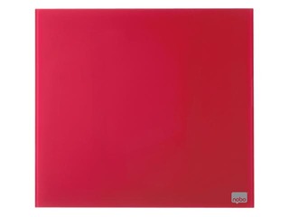 Glass board Nobo, magnetic, 45 x 45 cm, red