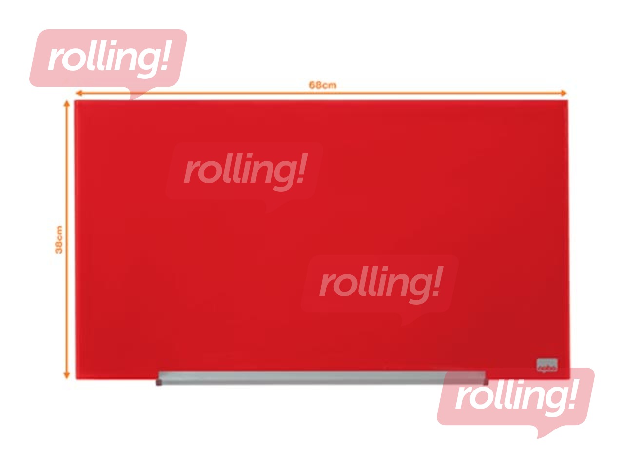 Stikla tāfele Nobo Impression Pro, magnētiska, 31