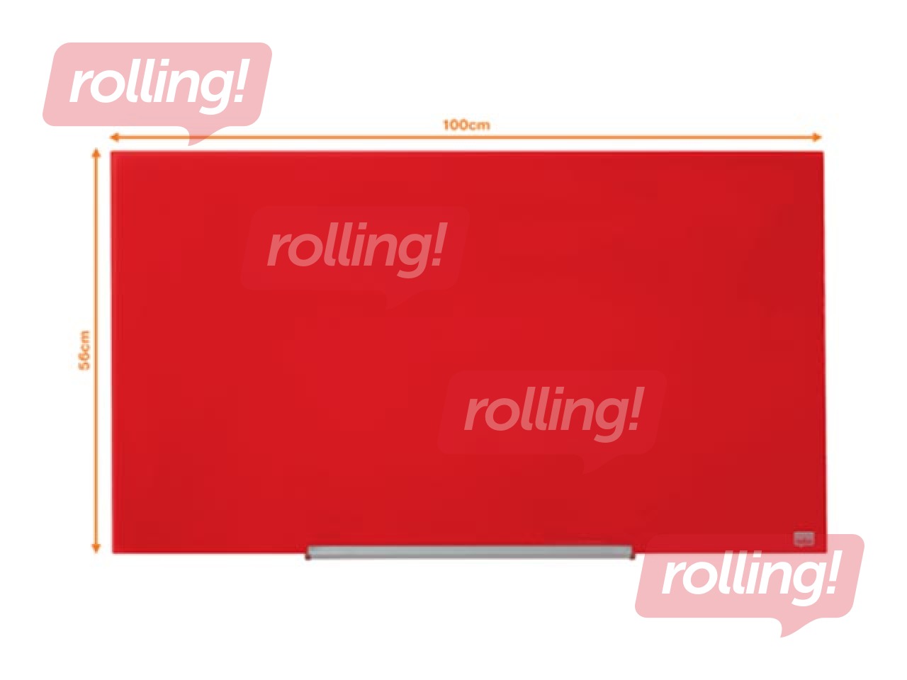 Stikla tāfele Nobo Impression Pro, magnētiska, 45