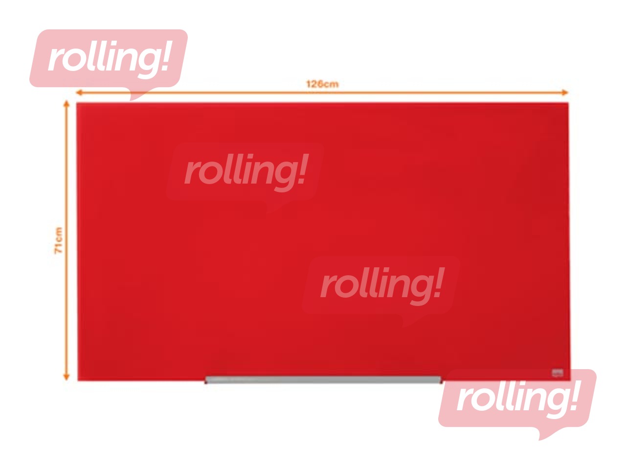 Stikla tāfele Nobo Impression Pro, magnētiska, 57