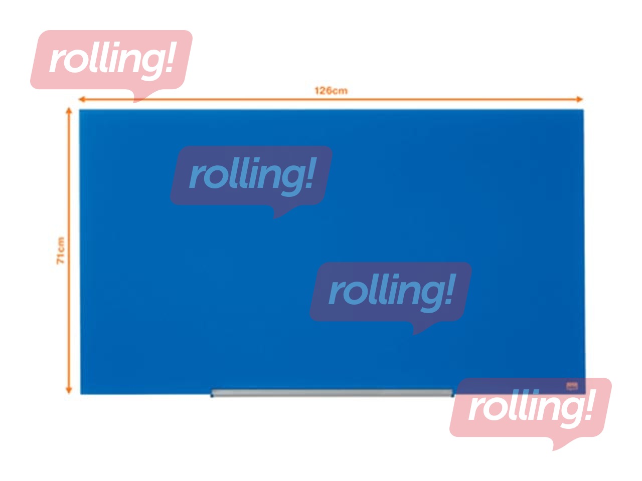 Stikla tāfele Nobo Impression Pro, magnētiska, 57