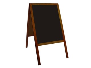 Двухсторонняя меловая доска стоять деревянный каркас, 60 x 120 см