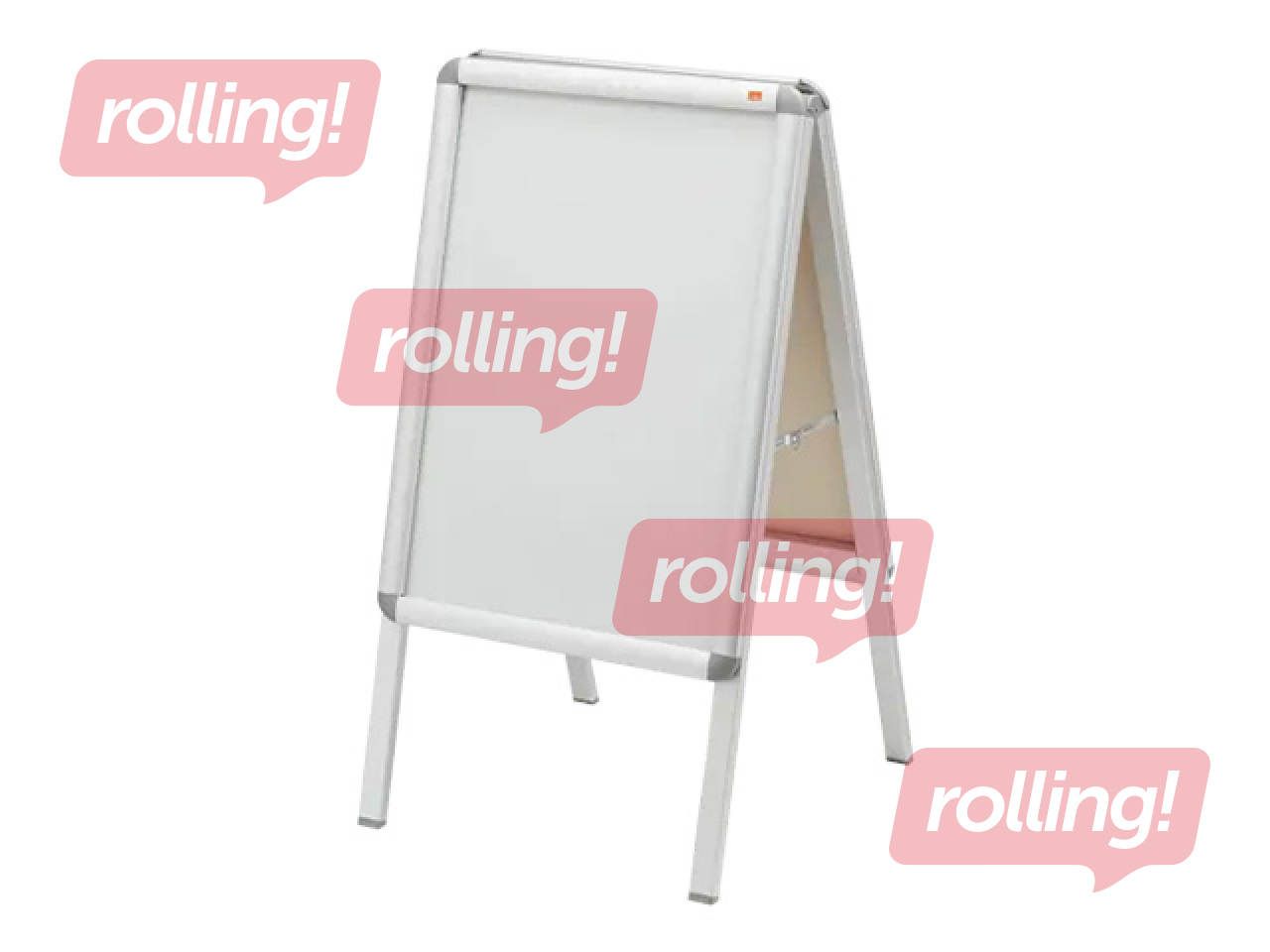 Informācijas stends alumīnija rāmī Nobo Essence, āra apstākļiem, A2, 47.5x89x7cm