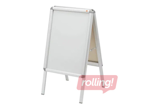 Nobo Essence information board with aluminium frame, for outdoor use, A2, 47.5x89x7cm