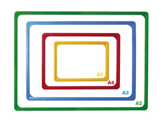 Plastmasas rāmis, A4, zaļš