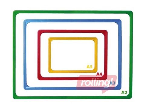 Plastmasas rāmis, A1,  caurspīdīgs