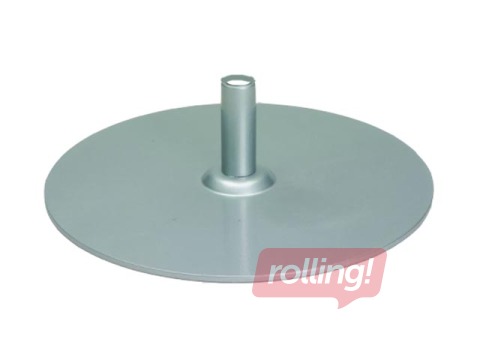 Metal foot for SK frame holder, rounded