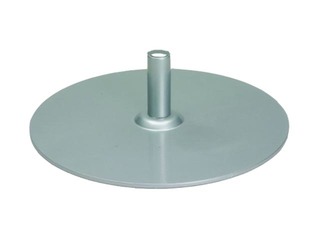 Metal foot for SK frame holder, rounded