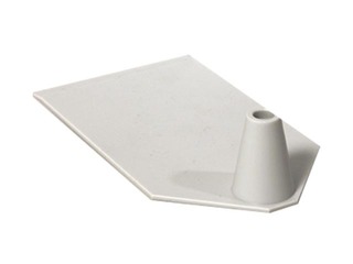 Опорная ножка из пластика, серая