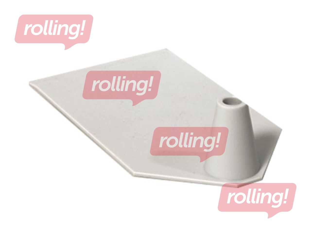 Опорная ножка из пластика, серая