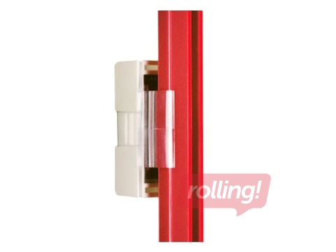 Half sizeed magnet for fixing frames flat against the surface