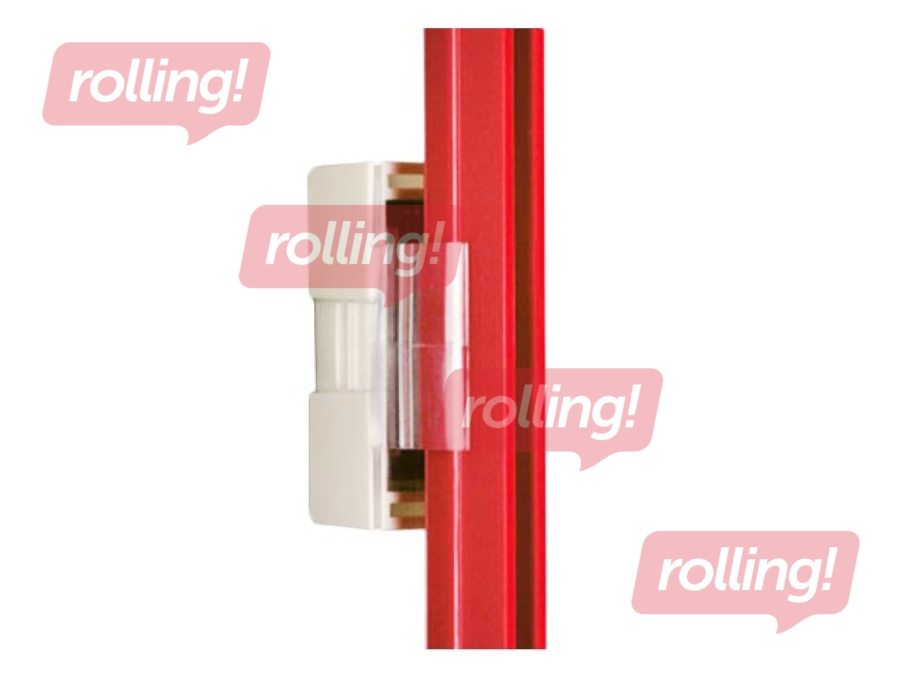 Half sizeed magnet for fixing frames flat against the surface