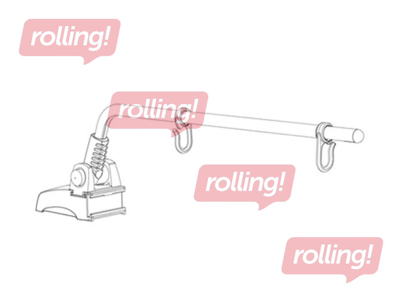 Aisle sign fixture, magnetic