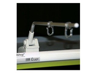 Aisle sign fixture, magnetic