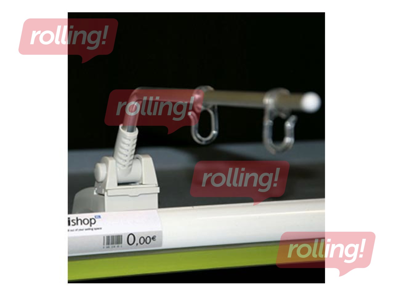 Aisle sign fixture, magnetic