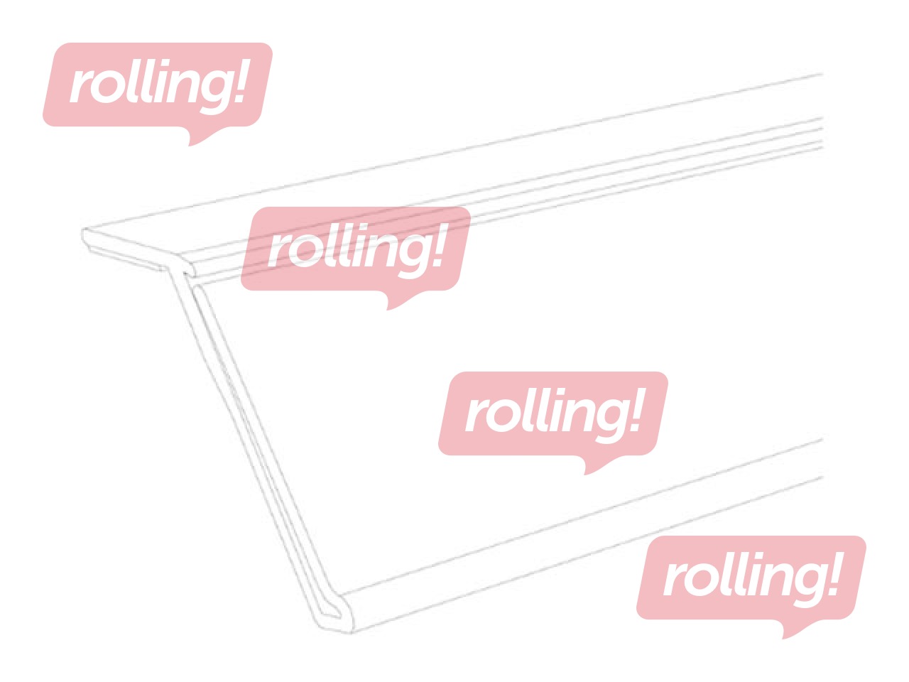 Hinnasildilint riiulitele, 39 x 885 mm