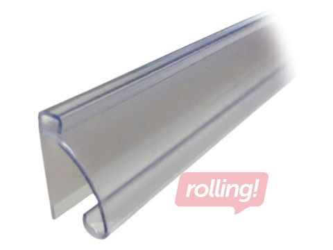 Profiilhinnasilt Slimline™, läbipaistev, 1290mm