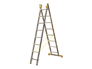 Ladder 2-part Forte tools, 8508, 462 cm, 362 cm