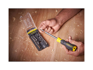 Skrūvgriežu uzgaļu komplekts Stanley, 34 gab