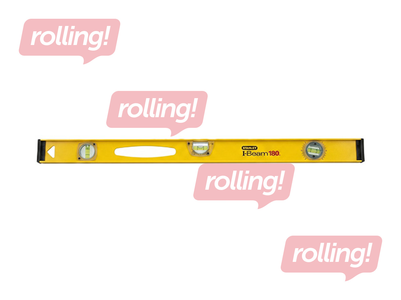Līmeņrādis PRO 180 ar slīpuma mērītāju, 1000mm