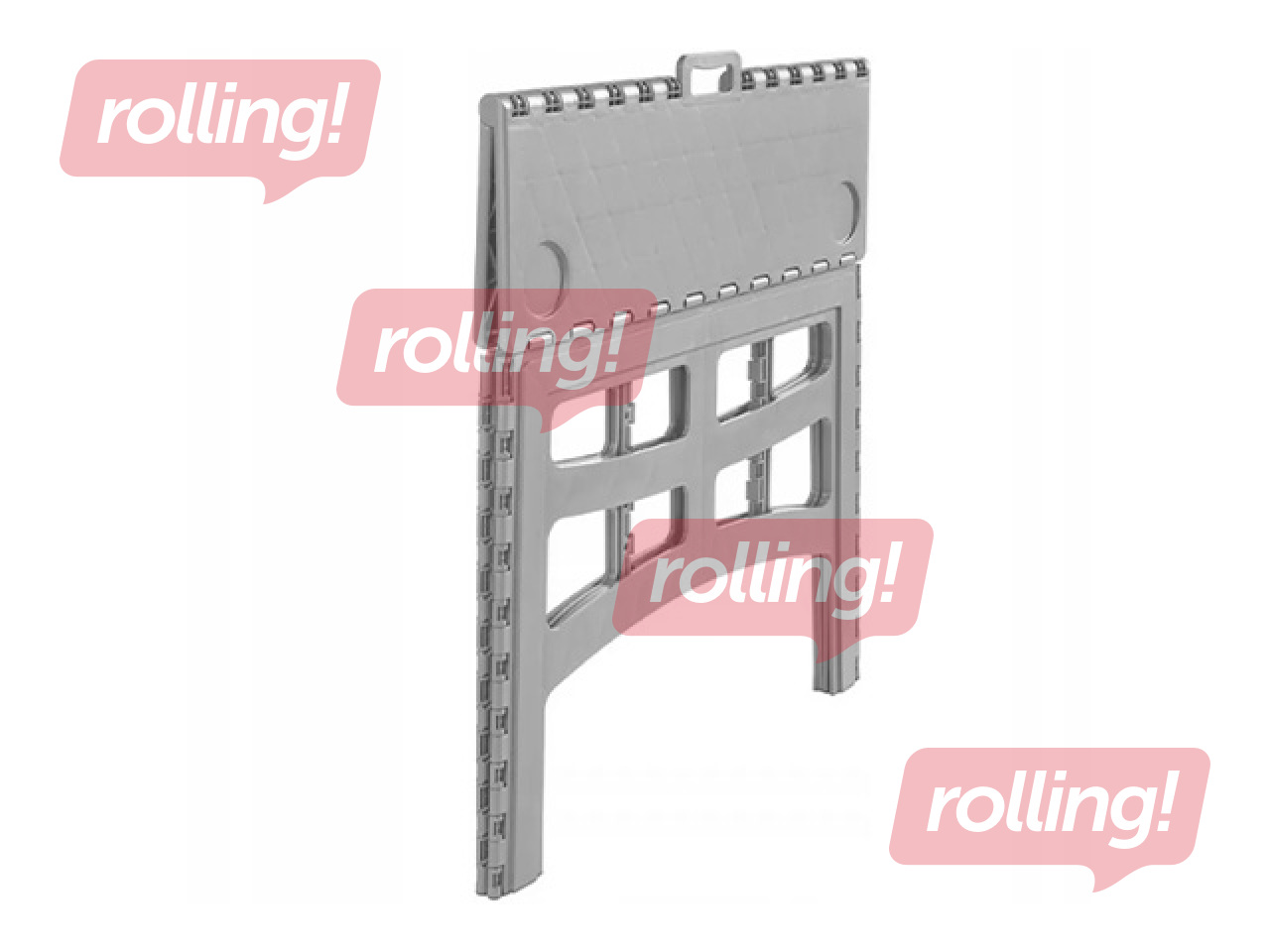 Galds Keeeper Timo, saliekams, pelēks, kravnesība 80kg, 45x55x70cm