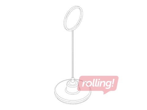 Zīmju turētājs ar apaļu pamatni, leņķis maināms