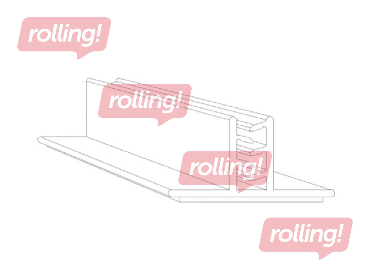 Skava ar līmlentu, 25mm