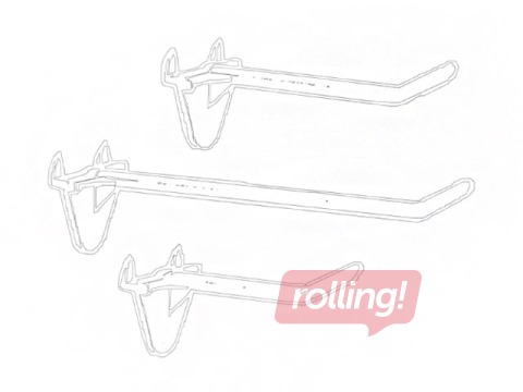 Ātrās uzstādīšanas āķis, iespraužams kartonā, 100 mm