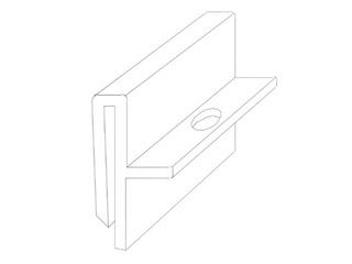 Kinnitus laele, 37x27mm