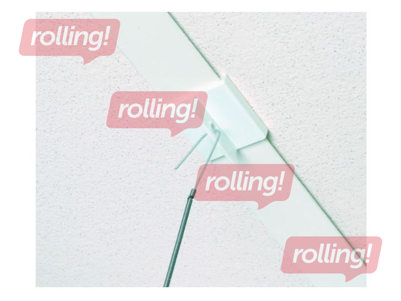 Uzspraužama cilpa griestiem, 37x27mm