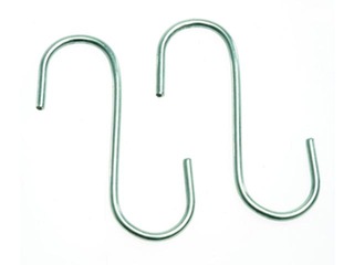 Hook, S-shaped, 50 mm, 100 pcs