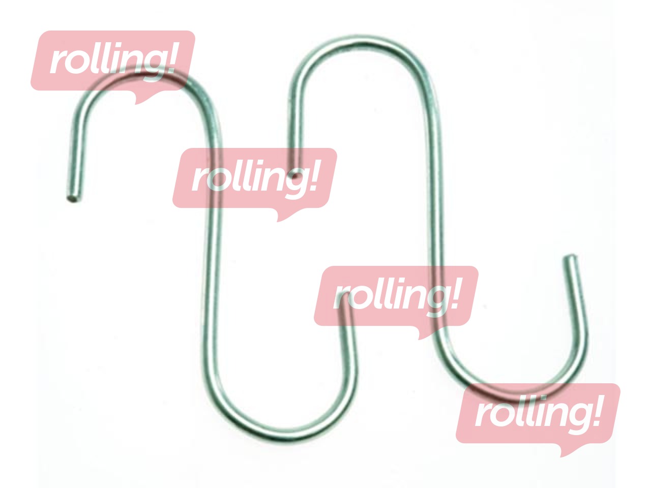 Hook, S-shaped, 50 mm, 100 pcs