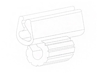 Zīmju turētājs, melns