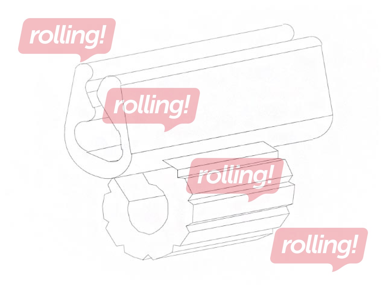 Zīmju turētājs, melns