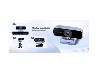 Webkamera Ugreen USB HD 1080p ar iebūvētu mikrofonu