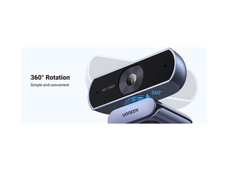 Webkamera Ugreen USB HD 1080p ar iebūvētu mikrofonu