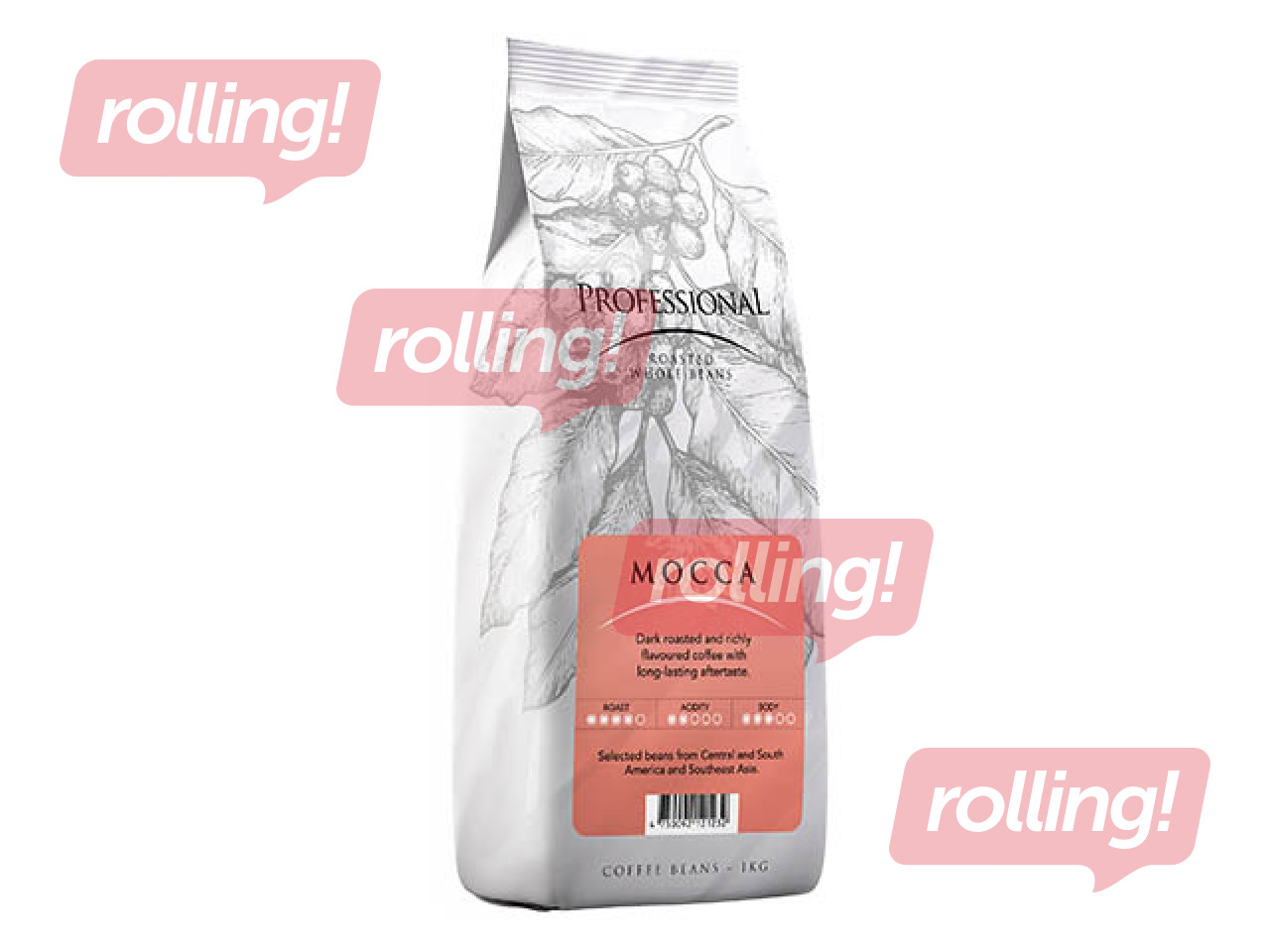 Kafijas pupiņas Professional Mocca, 1kg